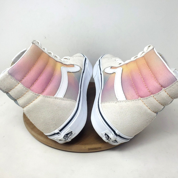 Vans Womens 8.5 Shoes Sk8-Hi Aura Shift Pastel Tie Dye Lace Up High Sneaker - Picture 8 of 12